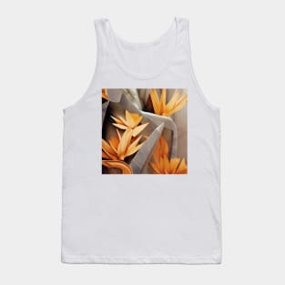 Sculptured Birds of Paradise Tank Top